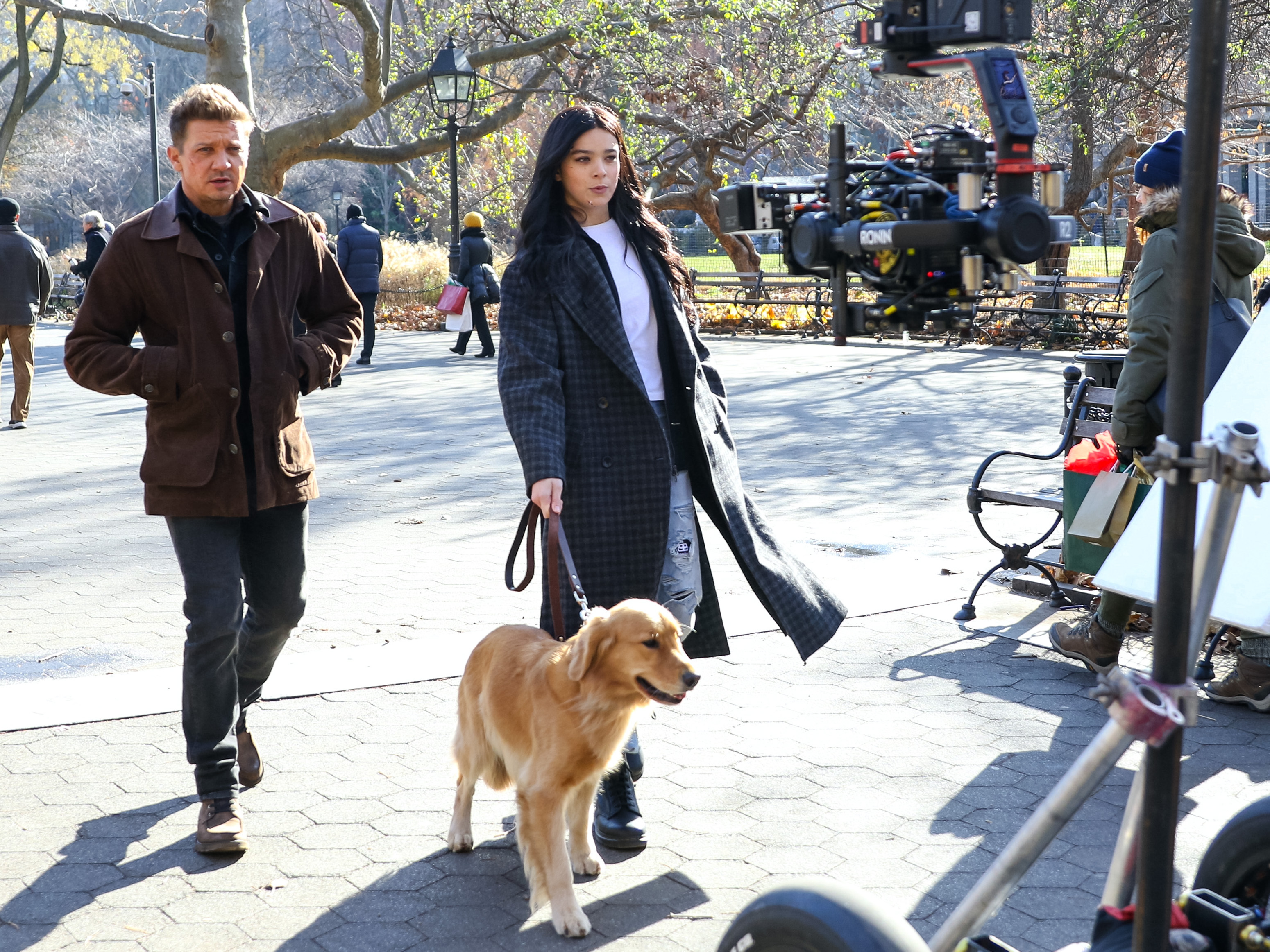 On Set In Washington Square Park Greenwich Village